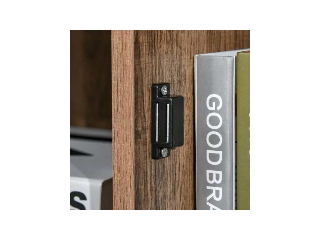 Buffet 3 Niches GSTAAD Bois Et Noir 10 Buffet 3 Niches GSTAAD Bois Et Noir – Image 8