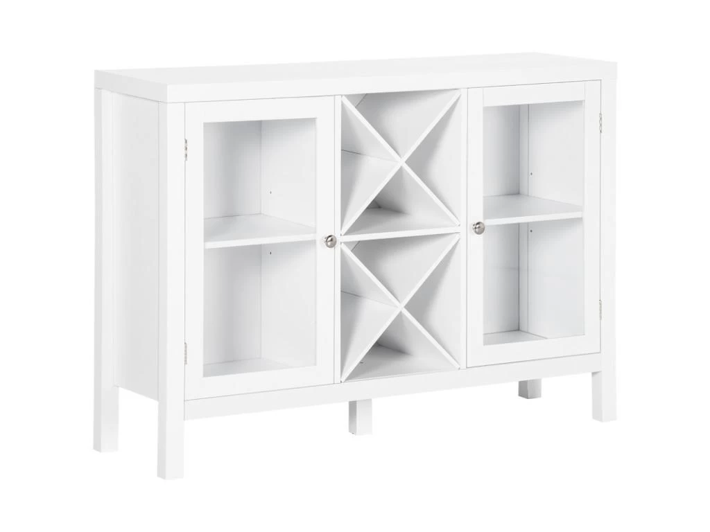 Buffet Vitré PAVEL Blanc 3 Buffet Vitré PAVEL Blanc