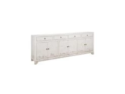 Buffet 6 Portes 4 Tiroirs Bois D'orme - ALLAMA