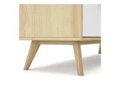 Buffet 2 Portes 3 Tiroir Bois/Blanc/Gris - FAEL -Magasin de meubles de restaurant buffet 19901297