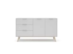 Buffet 2 Portes 3 Tiroir Blanc - UNIVERSITE -Magasin de meubles de restaurant buffet 20974671