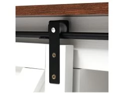 Buffet Avec 2 Portes Coulissantes + Compartiments - étagères Réglables - Blanc 19 Buffet Avec 2 Portes Coulissantes + Compartiments - étagères Réglables - Blanc -Magasin de meubles de restaurant buffet 21026425