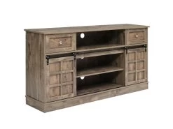 Buffet Avec 2 Portes Coulissantes + Compartiments - étagères Réglables - Naturel -Magasin de meubles de restaurant buffet 21026565