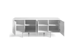 Buffet Laqué Et Détails Acier Chromé Pieds Acier Chromé 11 Buffet Laqué Et Détails Acier Chromé Pieds Acier Chromé -Magasin de meubles de restaurant buffet 21305931