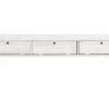Lowboard Avec 3 Portes Battantes En Pin Blanc Crème 2 Lowboard Avec 3 Portes Battantes En Pin Blanc Crème -Magasin de meubles de restaurant buffet 21672093