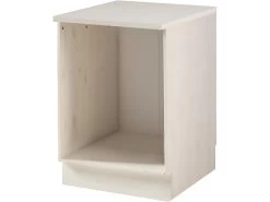 Buffet Avec 2 Portes Et 1 Porte Vitrée En Pin Blanc Crème -Magasin de meubles de restaurant buffet 21672181