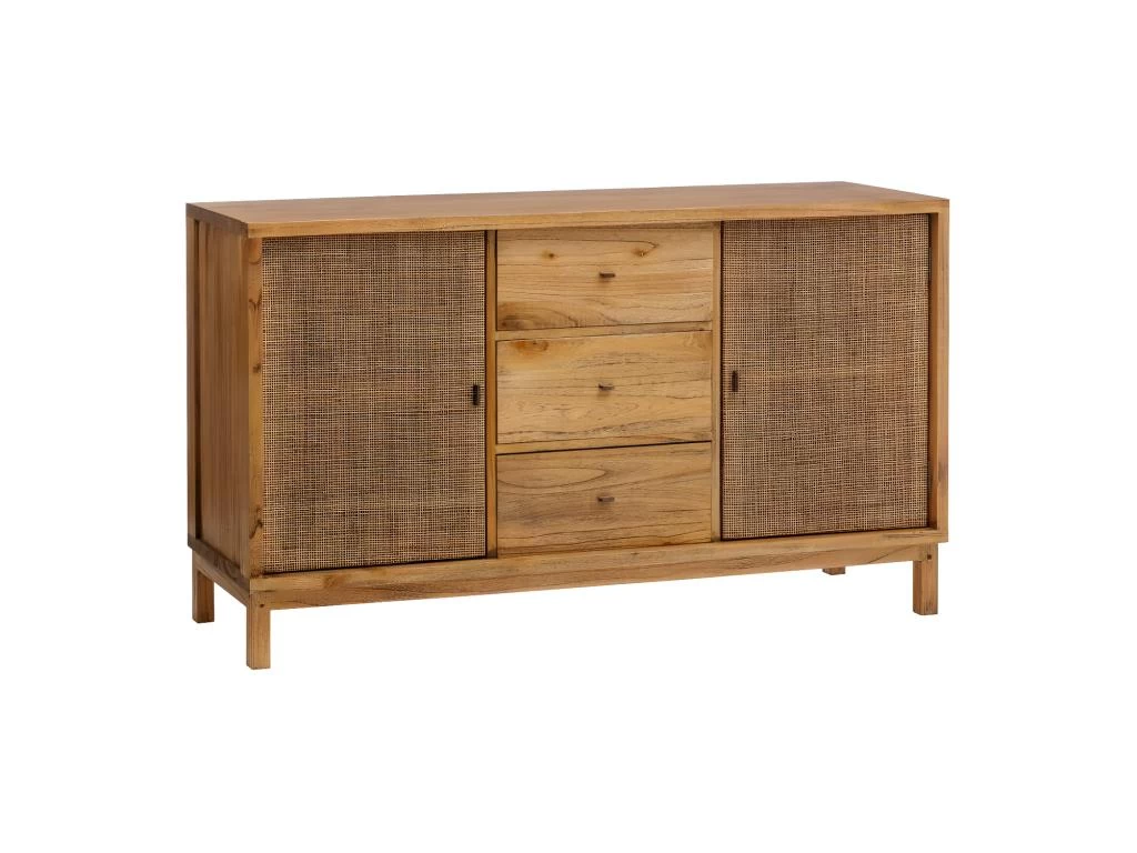 Buffet 2 Portes 3 Tiroirs Bois - TREND 3 Buffet 2 Portes 3 Tiroirs Bois - TREND