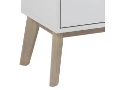 Buffet Carl 2 Portes, 3 Tiroirs Blancs, Chêne. -Magasin de meubles de restaurant buffet 22047391