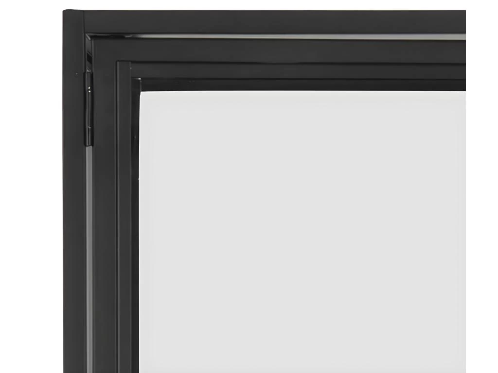 Sea Vitrine A, 2 Portes Vitrées Et 4 Tablettes De Rangement, Noir. 8 Sea Vitrine A, 2 Portes Vitrées Et 4 Tablettes De Rangement, Noir. – Image 6