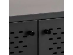 Newcastle Buffet L125 Avec 3 Portes Grillagées En Métal Noir. 17 Newcastle Buffet L125 Avec 3 Portes Grillagées En Métal Noir. -Magasin de meubles de restaurant buffet 22047563