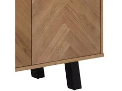 Brighton Buffet à Chevrons Avec 3 Portes, Imitation Chêne. -Magasin de meubles de restaurant buffet 22047587