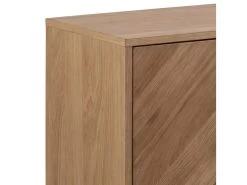 Brighton Buffet à Chevrons Avec 3 Portes, Imitation Chêne. -Magasin de meubles de restaurant buffet 22047589