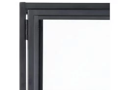 Sea Armoire Vitrine Avec 2 Portes Vitrées, Noir. -Magasin de meubles de restaurant buffet 22047619