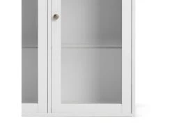 Venedig Vitrine Murale, 3 Portes Vitrées, Blanc. -Magasin de meubles de restaurant buffet 22087087