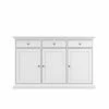 Venedig Buffet 3 Portes Et 3 Tiroirs, Largeur 143 Cm, Hauteur 91 Cm, Blanc.