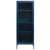 Bronco Armoire Vitrine 1 Porte Vitrée, Bleu. -Magasin de meubles de restaurant buffet 22150091
