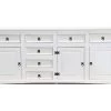 New Buffet Mexico Avec 7 Tiroirs Et 3 Portes, Largeur 200 Cm, Hauteur 84 Cm, Blanc/ciré. 2 New Buffet Mexico Avec 7 Tiroirs Et 3 Portes, Largeur 200 Cm, Hauteur 84 Cm, Blanc/ciré. -Magasin de meubles de restaurant buffet 22158223