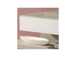 Meuble D'entrée Chêne Clair + Miroir - RECA