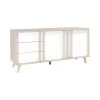 Buffet Moyen Modèle MALMO Blanc. Meuble Design Type SCANDINAVE. Effet Ultra Tendance Pour Votre Salon.