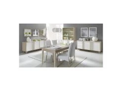 Buffet Moyen Modèle MALMO Blanc. Meuble Design Type SCANDINAVE. Effet Ultra Tendance Pour Votre Salon. -Magasin de meubles de restaurant buffet 8932387