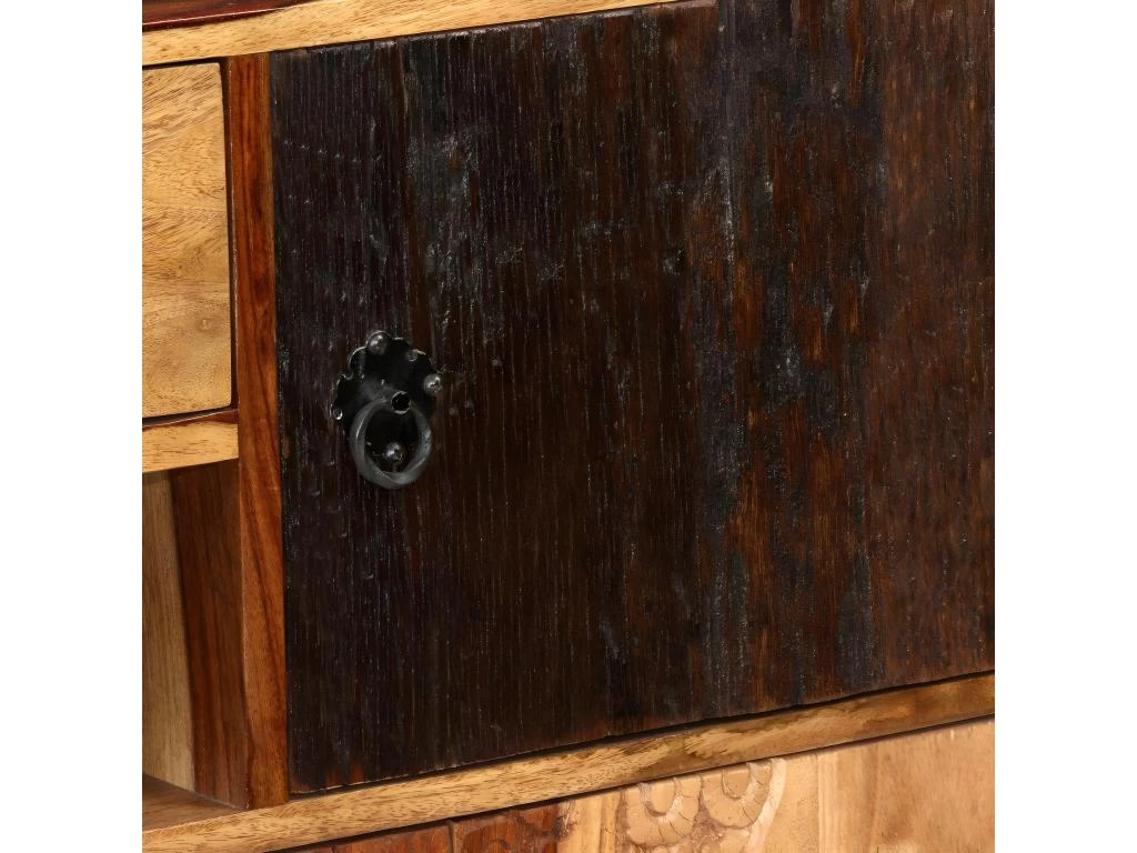 Buffet Bahut Armoire Console Meuble De Rangement Bois Massif De Sesham 115 Cm 4402100 4 Buffet Bahut Armoire Console Meuble De Rangement Bois Massif De Sesham 115 Cm 4402100 – Image 2