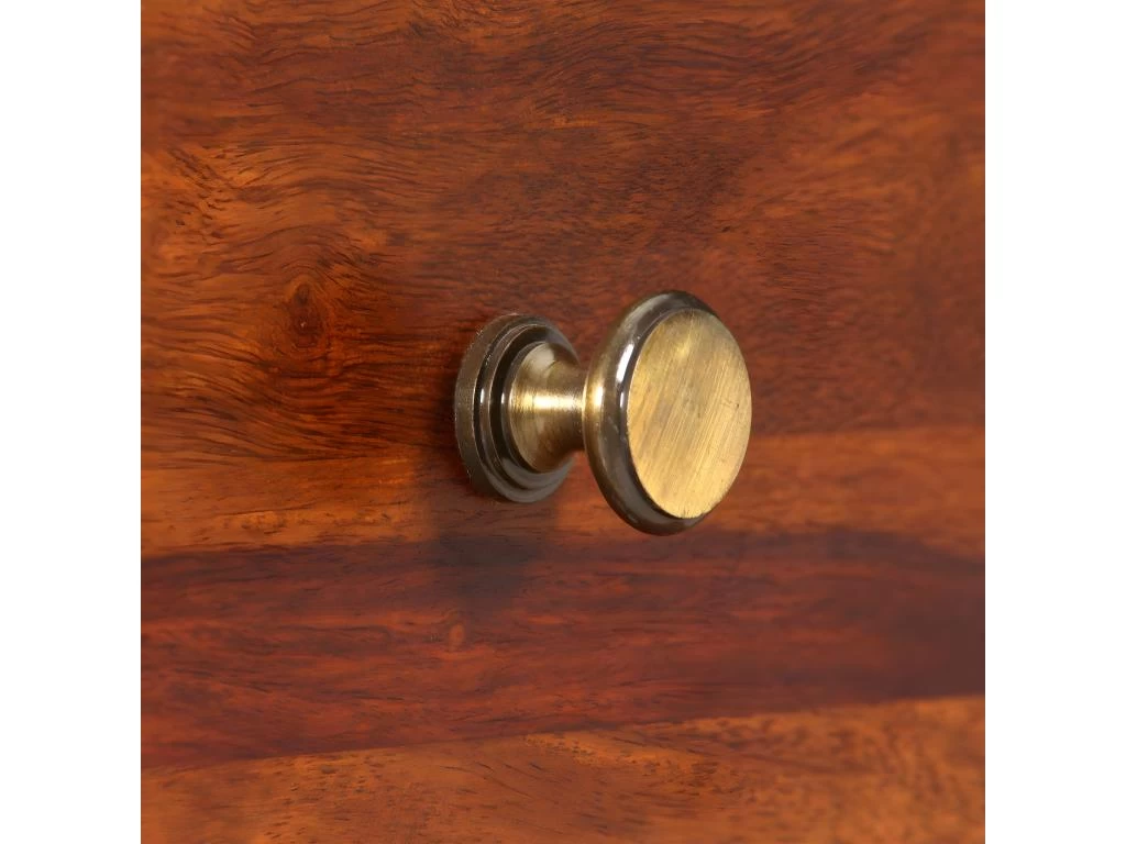 Buffet Bahut Armoire Console Meuble De Rangement Bois Massif De Sesham 90 Cm 4402187 4 Buffet Bahut Armoire Console Meuble De Rangement Bois Massif De Sesham 90 Cm 4402187 – Image 2