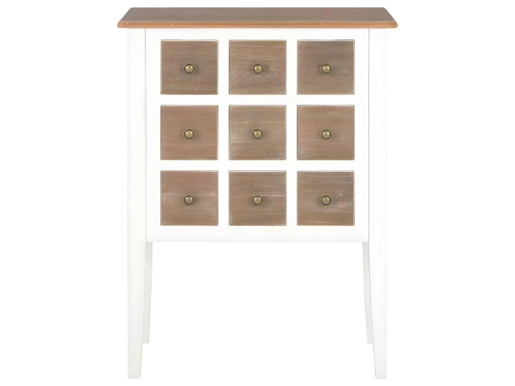 Buffet Bahut Armoire Console Meuble De Rangement Blanc 80 Cm Bois Massif 4402224 5 Buffet Bahut Armoire Console Meuble De Rangement Blanc 80 Cm Bois Massif 4402224 – Image 3