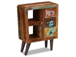 Buffet Bahut Armoire Console Meuble De Rangement Bois De Récupération Massif 80 Cm 4402266 -Magasin de meubles de restaurant buffet 8934315