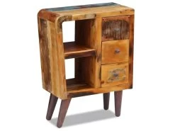 Buffet Bahut Armoire Console Meuble De Rangement Bois De Récupération Massif 80 Cm 4402266 -Magasin de meubles de restaurant buffet 8934319