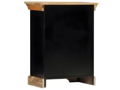 Buffet Bahut Armoire Console Meuble De Rangement Coffre à Tiroirs 75 Cm Bois Solide De Manguier 4402260 -Magasin de meubles de restaurant buffet 8934415