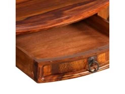 Buffet Bahut Armoire Console Meuble De Rangement Bois Solide De Sesham 90 Cm Demi-ronde 4402122 11 Buffet Bahut Armoire Console Meuble De Rangement Bois Solide De Sesham 90 Cm Demi-ronde 4402122 -Magasin de meubles de restaurant buffet 8934425