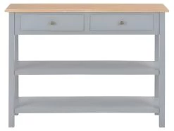 Buffet Bahut Armoire Console Meuble De Rangement Gris 110 Cm Mdf 4402250 -Magasin de meubles de restaurant buffet 8934713