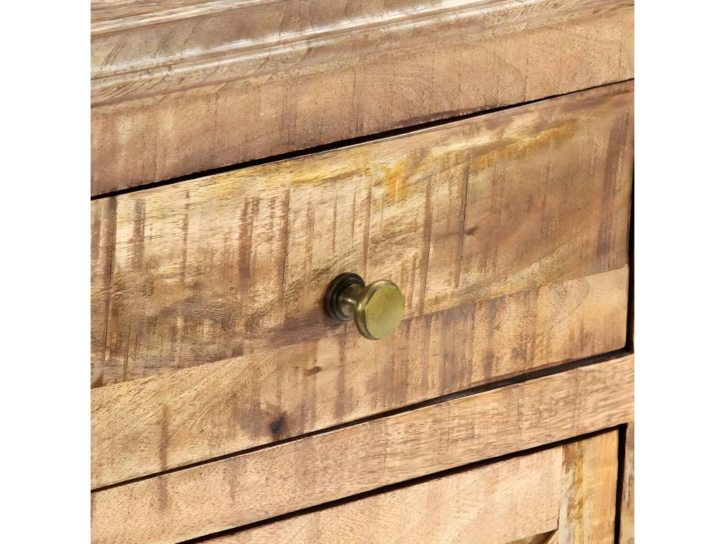 Buffet Bahut Armoire Console Meuble De Rangement Avec 4 Tiroirs 160 Cm Bois Massif De Manguier 4402155 4 Buffet Bahut Armoire Console Meuble De Rangement Avec 4 Tiroirs 160 Cm Bois Massif De Manguier 4402155 – Image 2