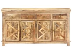 Buffet Bahut Armoire Console Meuble De Rangement Avec 4 Tiroirs 160 Cm Bois Massif De Manguier 4402155 11 Buffet Bahut Armoire Console Meuble De Rangement Avec 4 Tiroirs 160 Cm Bois Massif De Manguier 4402155 -Magasin de meubles de restaurant buffet 8934821