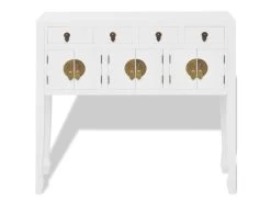 Buffet Bahut Armoire Console Meuble De Rangement En Style Chinois En Bois Massif Blanc 4402004 -Magasin de meubles de restaurant buffet 8934871