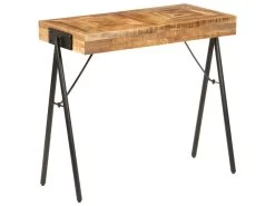 Buffet Bahut Armoire Console Meuble De Rangement Bois De Manguier Massif 80 Cm 4402270