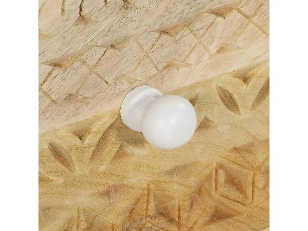 Buffet Bahut Armoire Console Meuble De Rangement Coffre à Tiroirs 75 Cm Bois Solide De Manguier 4402268 6 Buffet Bahut Armoire Console Meuble De Rangement Coffre à Tiroirs 75 Cm Bois Solide De Manguier 4402268 – Image 4