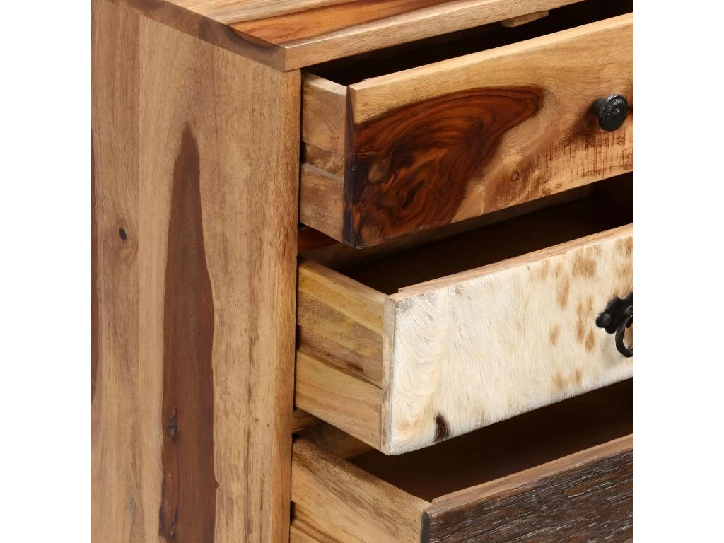 Buffet Bahut Armoire Console Meuble De Rangement Bois Massif De Sesham 86 Cm 4402101 6 Buffet Bahut Armoire Console Meuble De Rangement Bois Massif De Sesham 86 Cm 4402101 – Image 4