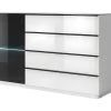 Buffet, Bahut, Enfilade TONGA 4 Tiroirs, Une Porte. Look Ultra Design. Finition Brillante. LEDS Incluses 1 Buffet, Bahut, Enfilade TONGA 4 Tiroirs, Une Porte. Look Ultra Design. Finition Brillante. LEDS Incluses -Magasin de meubles de restaurant buffet 8941463