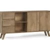 Buffet En Bois 3 Tiroirs 2 Portes 2 Niches Classic - Naturel -Magasin de meubles de restaurant buffet 9231973