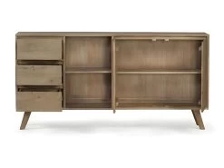 Buffet En Bois 3 Tiroirs 2 Portes 2 Niches Classic - Naturel -Magasin de meubles de restaurant buffet 9231977