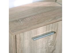 LIST - Buffet 5 Portes 2 Tiroirs Aspect Bois -Magasin de meubles de restaurant buffet 9518251