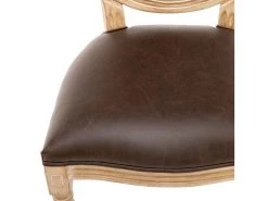 Lot De 6 Chaises Médaillon Louis XVI Vintage Simili Marron 8 Lot De 6 Chaises Médaillon Louis XVI Vintage Simili Marron -Magasin de meubles de restaurant chaise 10022291