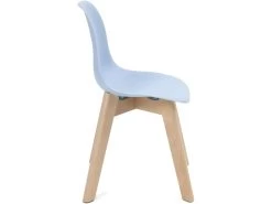 KAYELLES Lot De 2 Chaises Scandinaves Enfant JUBA (bleu) -Magasin de meubles de restaurant chaise 10026187