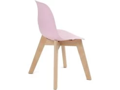 KAYELLES Lot De 2 Chaises Scandinaves Enfant JUBA (Rose) -Magasin de meubles de restaurant chaise 10026291