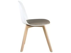 Lot De 2 Chaises De Cuisine Scandinaves UFI (blanc-gris) -Magasin de meubles de restaurant chaise 10026453
