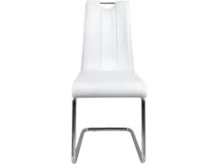 KAYELLES Lot De 2 Chaises De Salle à Manger Design Contemporain ABLA (blanc) -Magasin de meubles de restaurant chaise 10026633