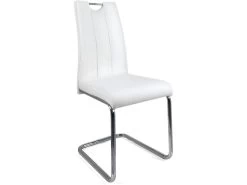 KAYELLES Lot De 2 Chaises De Salle à Manger Design Contemporain ABLA (blanc) -Magasin de meubles de restaurant chaise 10026635