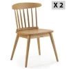 Pack 2 Chaises Ben En Bois Couleur Chêne 1 Pack 2 Chaises Ben En Bois Couleur Chêne -Magasin de meubles de restaurant chaise 10555461