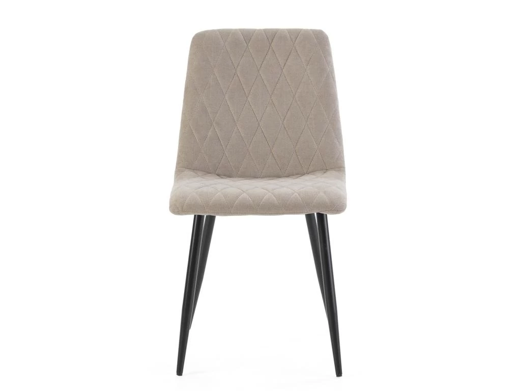 Pack 4 Chaises Abril Recouvertes De Tissu Beige 4 Pack 4 Chaises Abril Recouvertes De Tissu Beige – Image 2